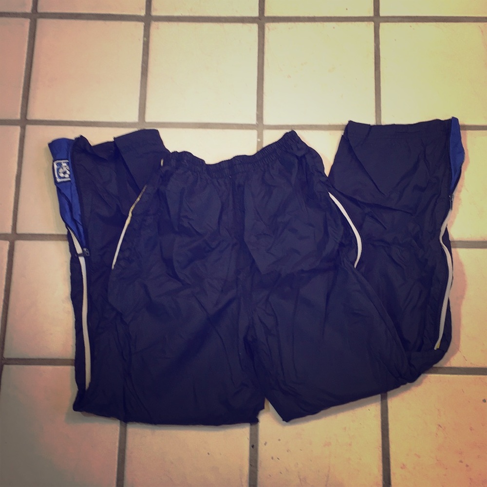 Mighty Mac MLS Warmup Pants Blue Boys Large 14/16